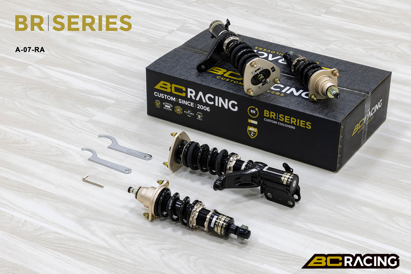 BC Racing A-07-BR-RA 6/9 Coilovers – Honda Integra DC5 01+ (A-07-BR-RA)