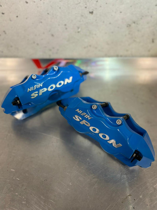 Spoon Sports 4 Pot Twinblock Brake Caliper Set Honda Civic EG EK Integra Type-R DC2 92-00 (45020-DCR-G00) (Refurbished)