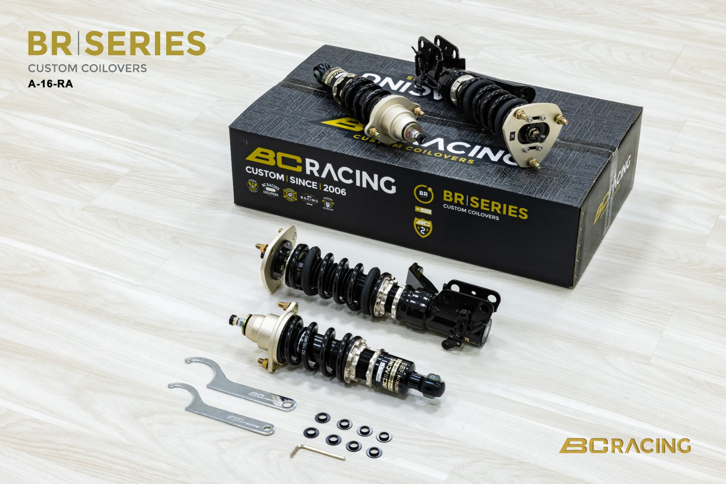 BC Racing A-16-BR-RA 8/10 Coilovers – Honda EP3 Civic Si 03+ (A-16-BR-RA)